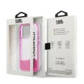 Калъф за iPhone 14 Pro Max - Karl Lagerfeld Hardcase Liquid Glitter (KLHCP14XLCKKVF) - Pink Elong