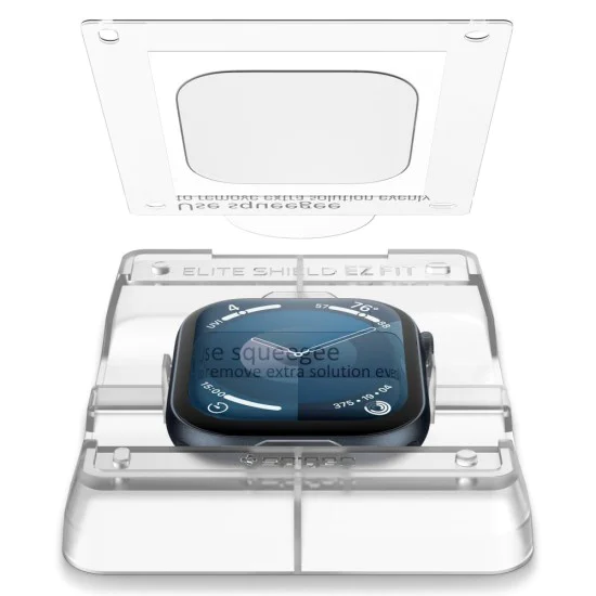 Протектор за Apple Watch 10 42mm (комплект от 2) - Spigen Elite Shield EZ Fit - Clear