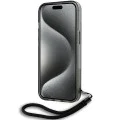 Калъф за iPhone 15 - Karl Lagerfeld IML Luxury (KLHCCHCP15SHKKDPNSK) - Mono KL Pattern&Cord