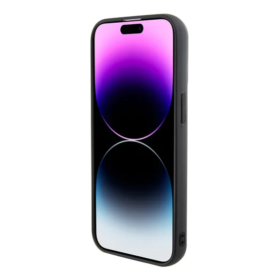 Калъф за iPhone 15 - Karl Lagerfeld 3D Design (KLHCP15S3DMKRLK) - гумено мулти лого