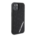 Калъф за iPhone 15 - Karl Lagerfeld 3D Design (KLHCP15S3DMKRLK) - гумено мулти лого