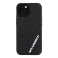 Калъф за iPhone 15 - Karl Lagerfeld 3D Design (KLHCP15S3DMKRLK) - гумено мулти лого