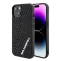 Калъф за iPhone 15 - Karl Lagerfeld 3D Design (KLHCP15S3DMKRLK) - гумено мулти лого