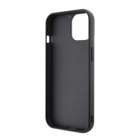 Калъф за iPhone 15 - Karl Lagerfeld 3D Design (KLHCP15S3DMKRLK) - гумено мулти лого