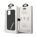 Калъф за iPhone 15 - Karl Lagerfeld 3D Design (KLHCP15S3DMKRLK) - гумено мулти лого