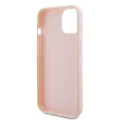 Калъф за iPhone 15 - Karl Lagerfeld 3D Design (KLHCP15S3DMBKCP) - Розово гумено блестящо лого