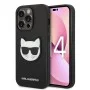 Калъф за iPhone 14 Pro Max - Karl Lagerfeld Saffiano (KLHCP14XSAPCHK) - Choupette Head