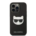 Калъф за iPhone 14 Pro Max - Karl Lagerfeld Saffiano (KLHCP14XSAPCHK) - Choupette Head