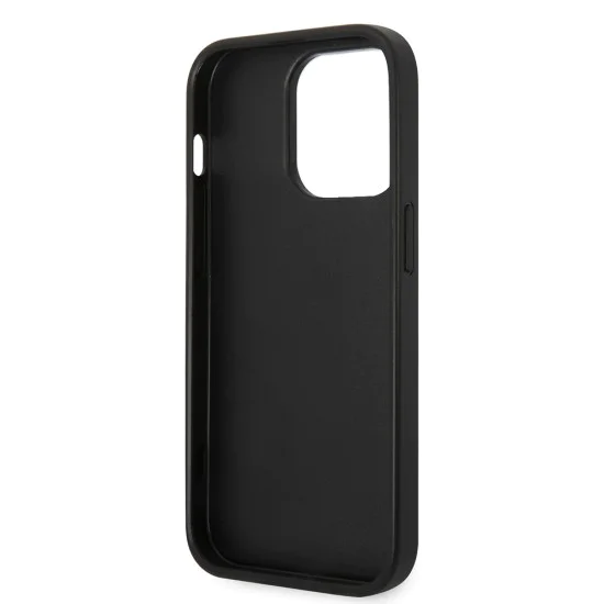 Калъф за iPhone 14 Pro Max - Karl Lagerfeld Saffiano (KLHCP14XSAPCHK) - Choupette Head