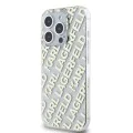 Калъф за iPhone 15 Pro - Karl Lagerfeld IML Luxury (KLHCCHCP15LHKHKDPNSK) - Mono KL Pattern&Cord