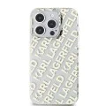 Калъф за iPhone 15 Pro - Karl Lagerfeld IML Luxury (KLHCCHCP15LHKHKDPNSK) - Mono KL Pattern&Cord