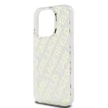 Калъф за iPhone 15 Pro - Karl Lagerfeld IML Luxury (KLHCCHCP15LHKHKDPNSK) - Mono KL Pattern&Cord