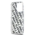 Калъф за iPhone 15 Pro - Karl Lagerfeld IML Luxury (KLHCCHCP15LHKHKDPNSK) - Mono KL Pattern&Cord