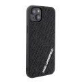 Калъф за iPhone 15 Plus - Karl Lagerfeld 3D Design (KLHCP15M3DMKRLK) - гумено мулти лого