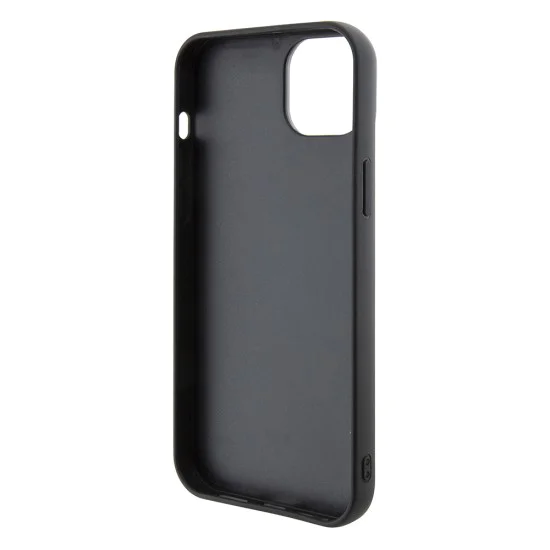 Калъф за iPhone 15 Plus - Karl Lagerfeld 3D Design (KLHCP15M3DMKRLK) - гумено мулти лого