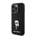 Калъф за iPhone 15 Pro - Karl Lagerfeld Silicone (KLHCP15LSMHMHKKNPK) - Ikonik