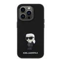 Калъф за iPhone 15 Pro - Karl Lagerfeld Silicone (KLHCP15LSMHMHKKNPK) - Ikonik