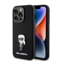 Калъф за iPhone 15 Pro - Karl Lagerfeld Silicone (KLHCP15LSMHMHKKNPK) - Ikonik