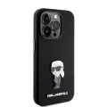 Калъф за iPhone 15 Pro - Karl Lagerfeld Silicone (KLHCP15LSMHMHKKNPK) - Ikonik