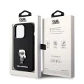 Калъф за iPhone 15 Pro - Karl Lagerfeld Silicone (KLHCP15LSMHMHKKNPK) - Ikonik