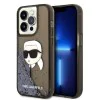 Калъф за iPhone 14 Pro Max - Karl Lagerfeld Hardcase Glitter (KLHCP14XLNKKHCK) - Karl Head