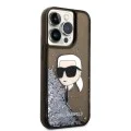 Калъф за iPhone 14 Pro Max - Karl Lagerfeld Hardcase Glitter (KLHCP14XLNKKHCK) - Karl Head
