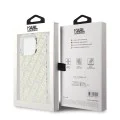 Калъф за iPhone 15 Pro - Karl Lagerfeld IML Luxury (KLHCCHCP15LHKKFOEMD) - Gold Fullover Logo