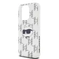 Калъф за iPhone 15 Pro - Karl Lagerfeld IML Luxury (KLHCCHCP15LHKLKLPCHT) - Clear Choupette Head&Monogram