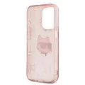Калъф за iPhone 15 Pro - Karl Lagerfeld IML Luxury (KLHCCHCP15LHKLKLPCHP) - Pink Choupette Head&Monogram