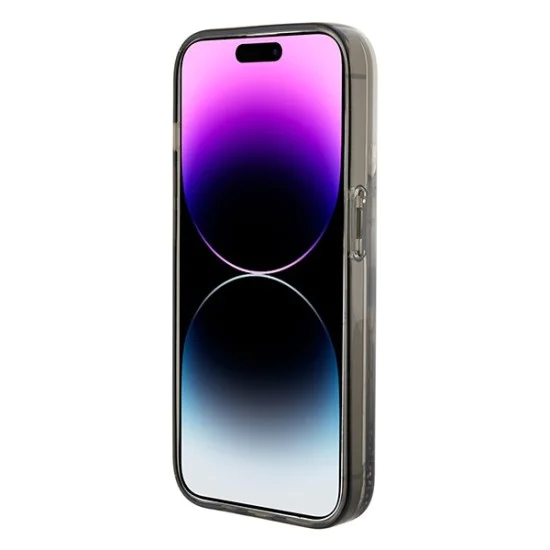 Калъф за iPhone 15 Pro - Karl Lagerfeld Hardcase Liquid Glitter (KLHCP15LLLLKKKKNSK) - Прозрачен Ikonik
