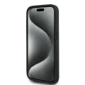 Калъф за iPhone 15 Pro - Karl Lagerfeld Diagonal Quilted Script (KLHCP15LPQQDSMGK) - Черен