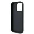 Калъф за iPhone 15 Pro - Karl Lagerfeld Diagonal Quilted Script (KLHCP15LPQQDSMGK) - Черен