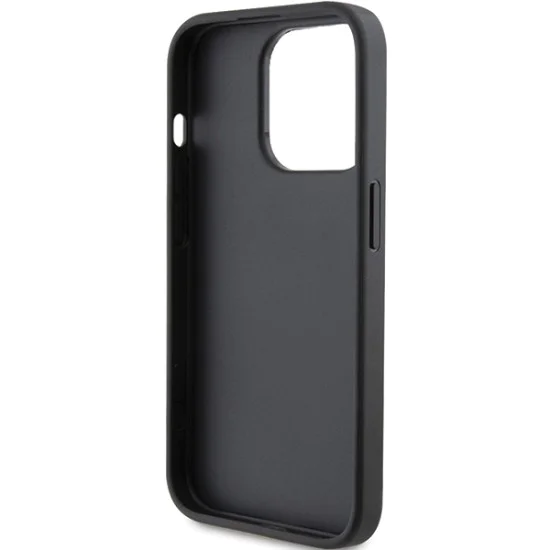 Калъф за iPhone 15 Pro - Karl Lagerfeld Saffiano Cardslot (KLHCP15LSAPKCNPK) - Karl&Choupette