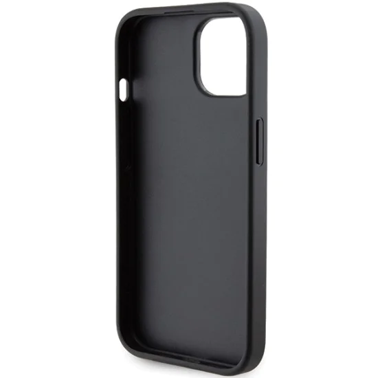 Калъф за iPhone 15 Plus - Karl Lagerfeld Saffiano Gripstand (KLHCP15MGSACHPK) - Choupette Pins