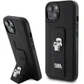 Калъф за iPhone 15 - Karl Lagerfeld Saffiano Gripstand (KLHCP15SGSAKCPK) - Karl&Choupette