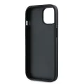 Калъф за iPhone 15 - Karl Lagerfeld Diagonal Quilted Script (KLHCP15SPQQDSMGK) - Черен