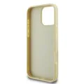 Калъф за IPhone 16 Pro - Karl Lagerfeld Hardcase Leather (KLHCHCP16LPFMFBFBKMD) - Метален подпис
