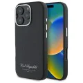 Калъф за IPhone 16 Pro - Karl Lagerfeld Hardcase Leather Hotel (KLHCP16LPGWCMKKHK) - RSG