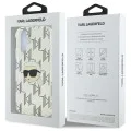 Калъф за iPhone 16 - Karl Lagerfeld IML Luxury Electroplated (KLHCP16SHKLLPKKHT) - Transparent Karl Head