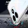 Калъф за Tecno Spark 20 Pro - Удароустойчив прозрачен силикон - прозрачен