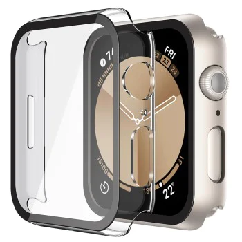 Калъф за Apple Watch 4 / 5 / 6 / SE (44mm) + калъф - Defense360 Pro - Clear