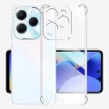 Калъф за Infinix Hot 40 / 40 Pro - Удароустойчив Clear Clear Silicone - Clear