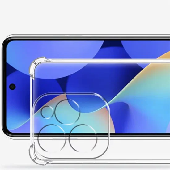 Калъф за Infinix Hot 40 / 40 Pro - Удароустойчив Clear Clear Silicone - Clear