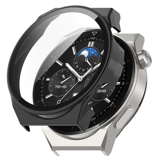 Протектор за Huawei Watch GT 3 Pro (46mm) + Протектор - Defense360 Pro - Черен