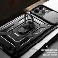 Калъф за iPhone 12 Pro - CamShield Series - син