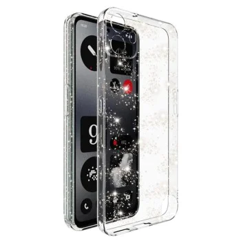 Калъф за Nothing CMF Phone 1 - серия SparkleSkin - прозрачен