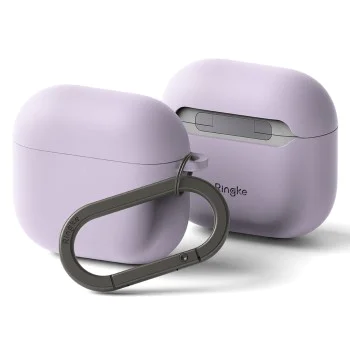 Калъф за AirPods 4 - Силиконов Ringke - Светло лилав