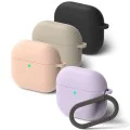 Калъф за AirPods 4 - Силиконов Ringke - Светло лилав