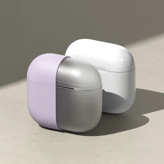 Калъф за AirPods 4 - Силиконов Ringke - Светло лилав