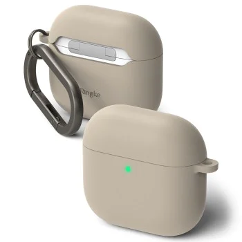 Калъф за AirPods 4 - Ringke Silicone - Stone